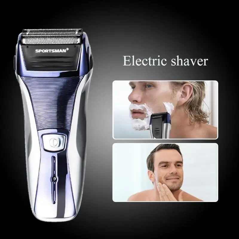

Men Washable Electric Razor USB Charging Reciprocating Mesh Beard Trimmer Shaver Face Care