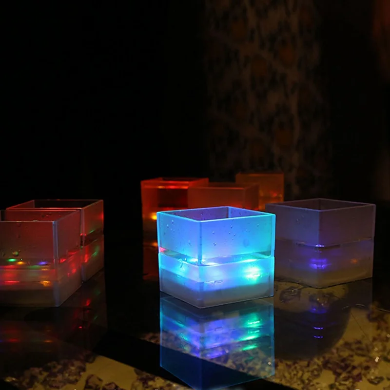 Водная Индукционная лампа up Shot Glasses Led многоцветная Питьевая чашка для