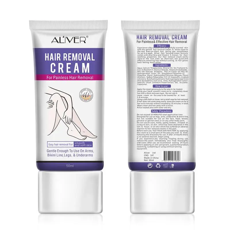 Hair Removal Cream Painless Hair Removal Cream Mild Removal Mane Leg Hair Nourish Moisturizing Inhibits Growth Natural