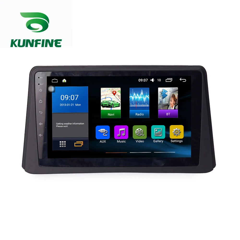 Восьмиядерный 1024*600 Android 8 1 автомобильный DVD GPS навигационный плеер Deckless стерео для