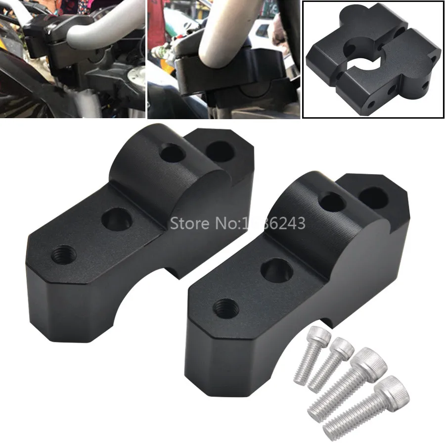 Мотоцикл Алюминиевый сплав Алюминиевое Крепление зажима руля адаптер подходит для Benelli BJ300 TNT300 BN300