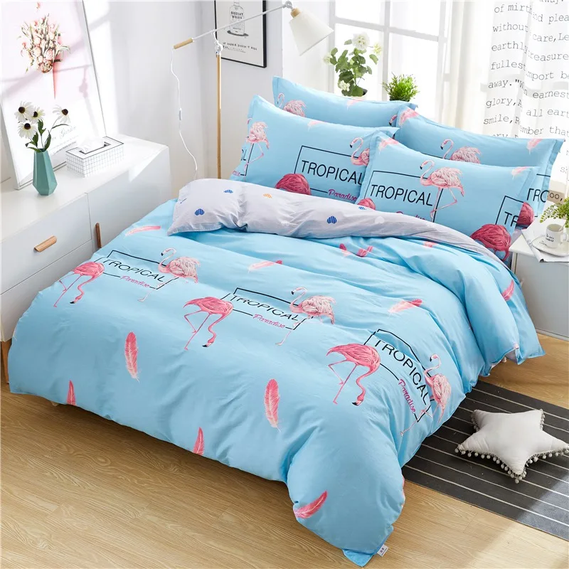 

TUTUBIRD- Cactus Plant Pineapple bedding sets 100% Cotton Swiss Cross bed linen sheet set Boheme Boys Girl bedspread duvet cover