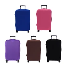 Дорожные аксессуары для тележки кейс на колесиках защитный чехол Модный пылезащитный чехол сплошной цвет прочный Дорожный чемодан