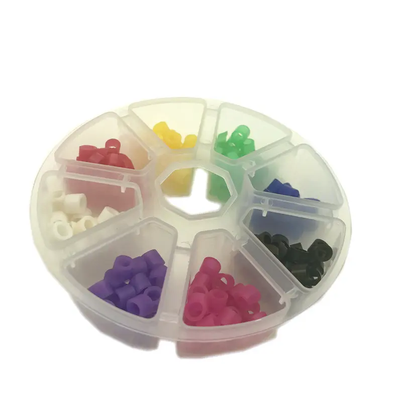 

160 pcs/box Dental Code Rings Standard Color Recognition Colorful Rings Soft silicone Fit all hand instruments Dentist materials