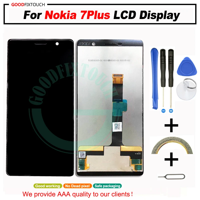 6 0 &quotЖК дисплей для Nokia 7 Plus LCD сенсорный экран TA 1062 ЖК дигитайзер Замена E9 LCD|Экраны