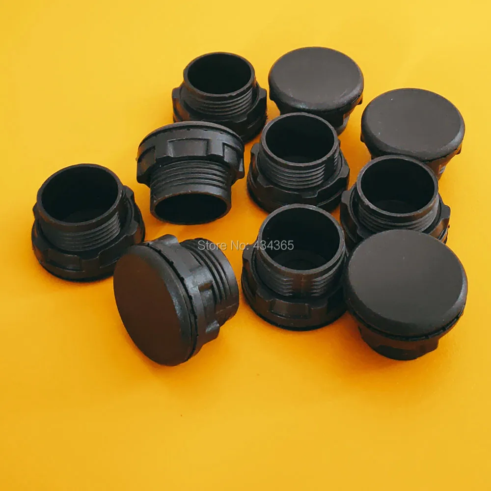 

100pcs plastic panel plugs cap for 22mm mouning hole push button switch Black colour
