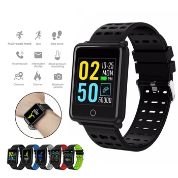 Smart Watch for Men Women Color Screen Sport Fitness Tracker with Heart Rate Blood Pressure Monitoring IP67 Waterproof Wristband