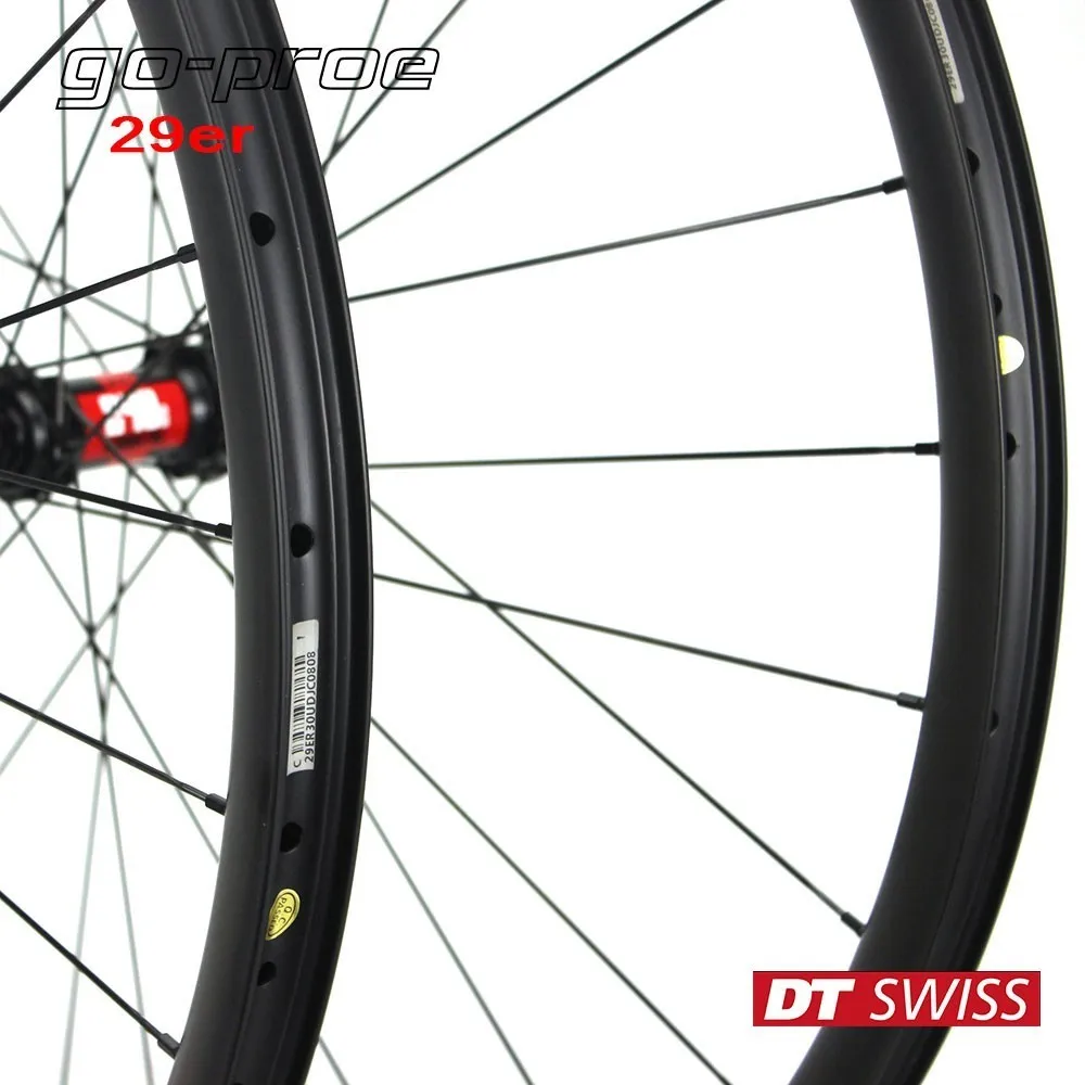 Sale Super Light High-End DT Swiss 240 MTB Wheelset 29er Carbon Mountain Bike Wheel Tubeless Ready XC Rim Asymmetric 290g Only 2