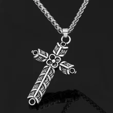 Скандинавский Викинг ожерелье-амулет с крестом агнара