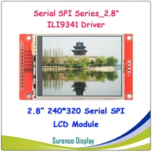 2,8 дюймов 320*240 SPI серийный TFT ЖК-модуль дисплей экран с сенсорной панелью Драйвер IC ILI9341 для MCU