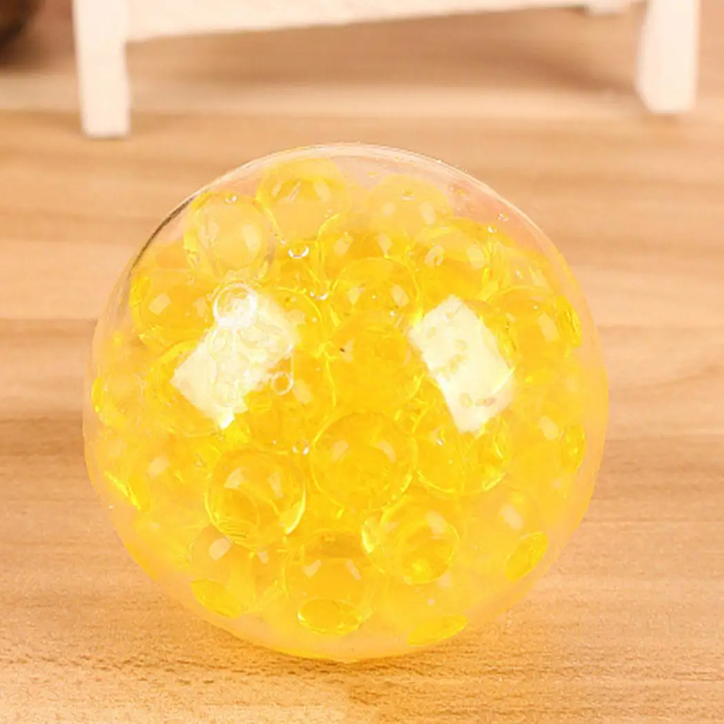 Squishy Bead стресс мяч сенсорные Squeeze Игрушка тревога помощи успокаивающий снять и