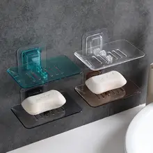 Настенный всасывающий мыльница для ванной комнаты, Хрустальная мыльница, сливная стойка для кухни ванной комнаты, корзина для хранения мыла