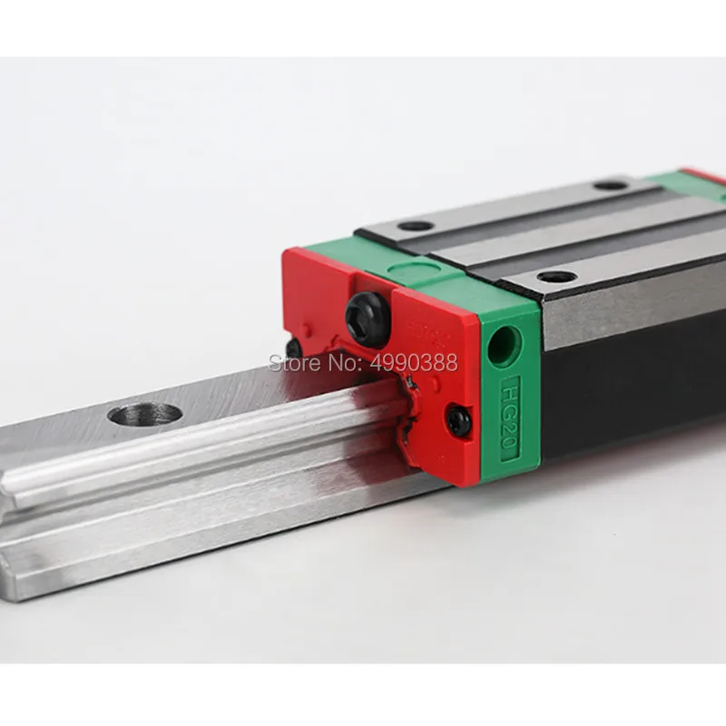 25 мм 2 шт. линейные рельсы HGR25 1100 1200 1500 cnc части и 4 HGH25CA или HGW25CC направляющие блок