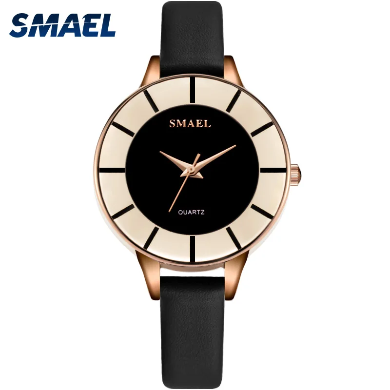

SMAEL Women Fashion Brand 1909 Watch Female Relogios 30M Waterproof Wristwatch Chronograph Auto Date Watches Sport Quartz Clock