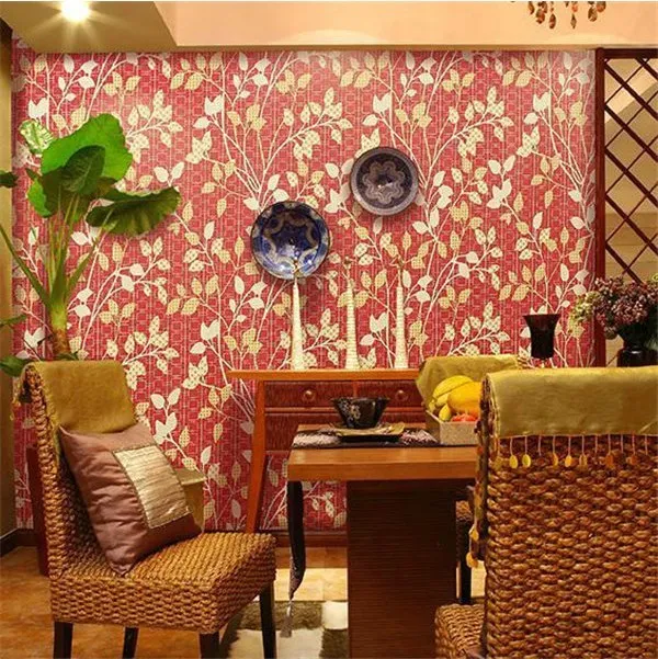 Chinese Style Gold Foil 3d Mosaic Wallpapers Papel De Parede Modern Red Background Gold Leaf Tv Wall Paper For Living Room Study a4 a3 chinese printing rice paper gold foil chinese print rice paper 100sheets colorful printing rice paper papel arroz papier