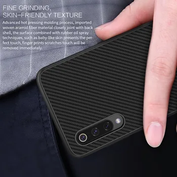

for Xiaomi Mi 9 Case Cover NILLKIN Carbon Synthetic Fiber Plastic Back Cover Case for Xiaomi Mi 9 Mi9 Explorer