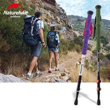 Naturehike сверхлегкие трости из углеродного волокна, складные трости, прямые ручки, походные палки, треккинговые палки для ходьбы