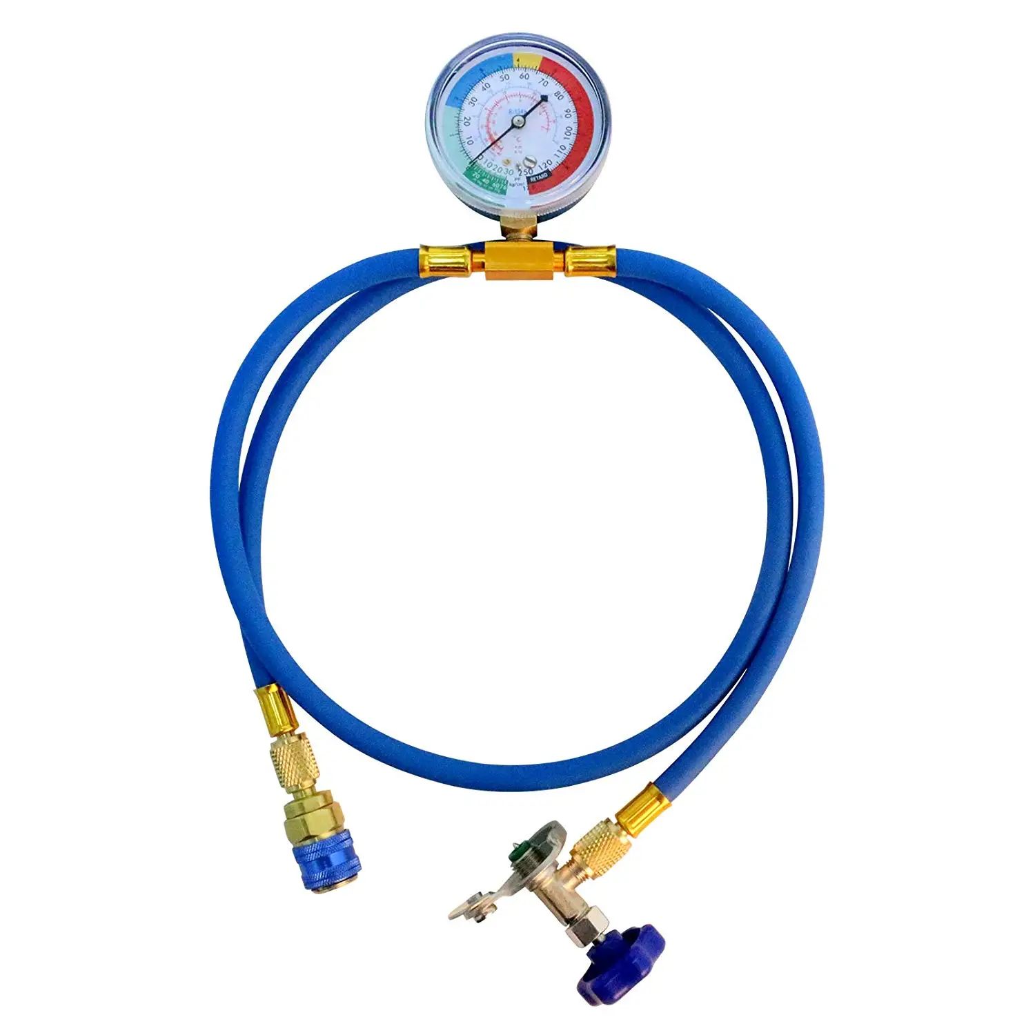 Mr Cartool R134A R22 R12 хладагент/Freon Can Tap Набор шлангов с манометром для дома и автомобиля