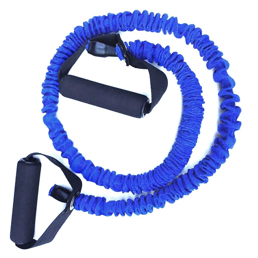 

120cm 1PC Yoga Pull Rope Fitness Resistance Bands Exercise Tubes Practical Training Elastic Band Rope Yoga Workout Cordages