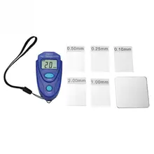 Измеритель толщины краски автомобиля мини ЖК-цифровой дисплей толщины краски Тестер покрытие автомобиля измерительный прибор тестирования EM2271