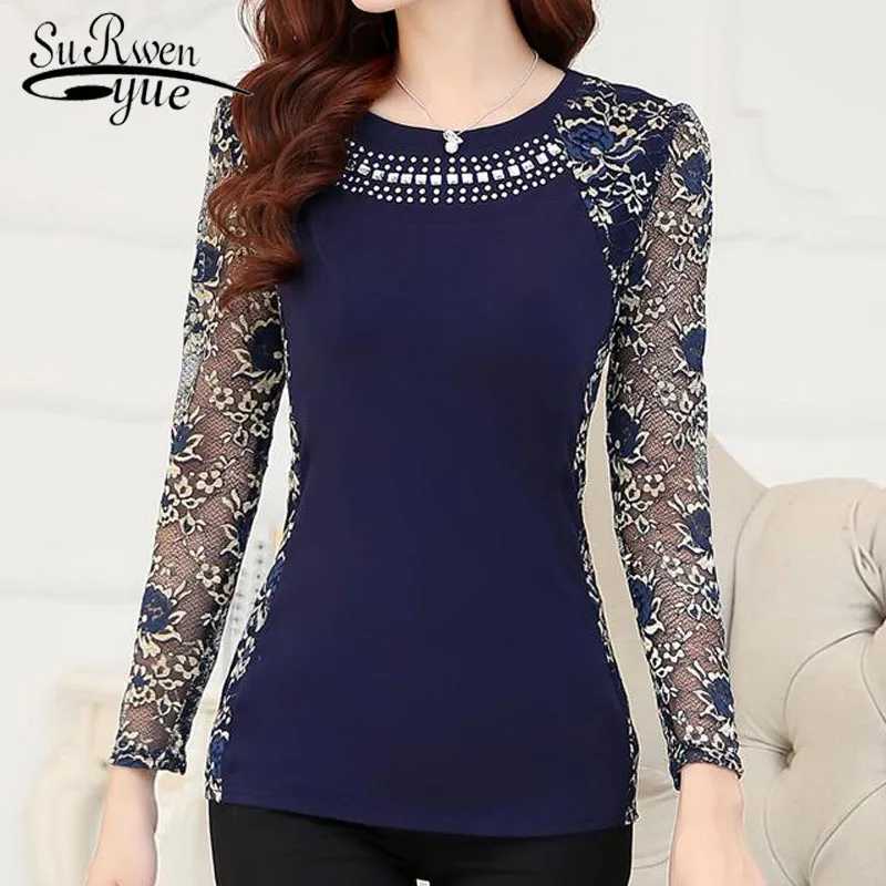 women's plus size lace blouses