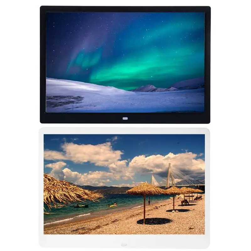 

14 Inch HD 1280X800 Digital Photo Frame LED Electronic Album Picture Music Video Movie Player with Remote Controller US Plug