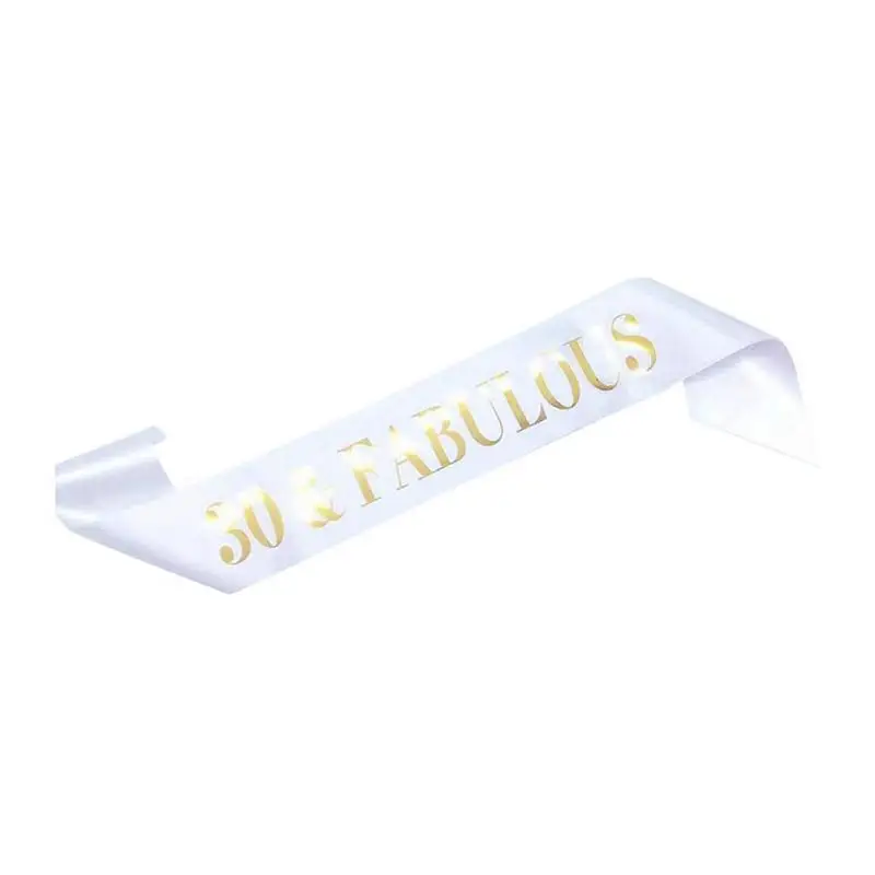 30&Fabulous Sash - 30th Birthday Belt Birthday Gift Party Supplies Decorations