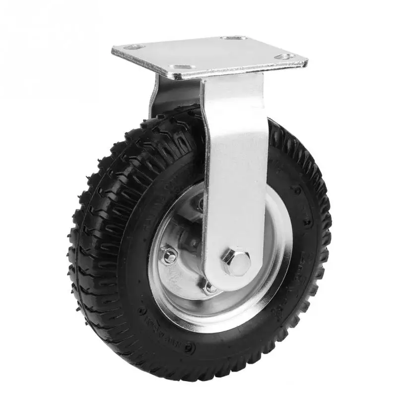 8 Inch Pneumatic Wheel Rubber Caster Heavy Duty Farm Wheels 8 Inch Pneumatic Wheel Rubber Caster