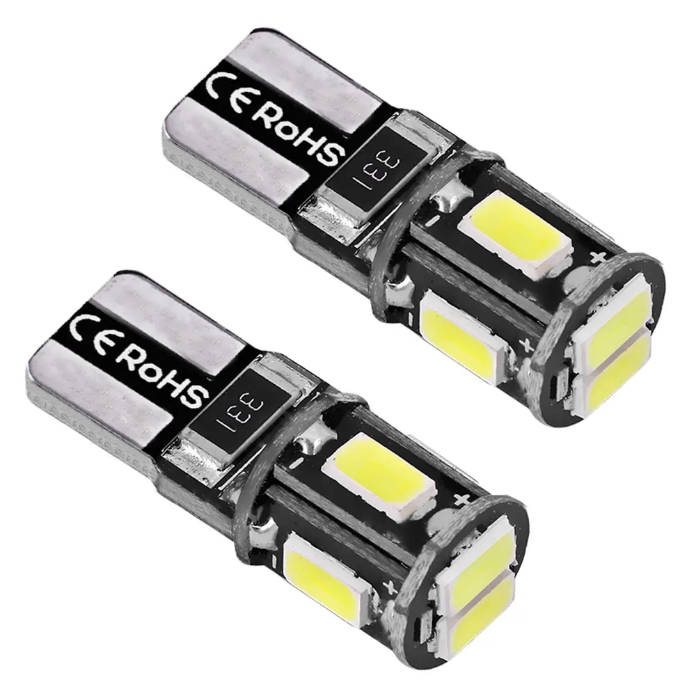 OcioDual 2 x лампы 6 светодиодный 5730 SMD CANBUS T10 W5W белая лампа положение 6000 K белый свет грузовик ксенон интерьер автомобиля
