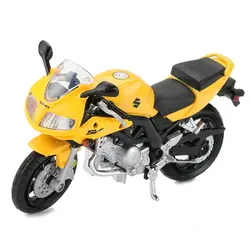 Maisto сплава 1:18 Motor Cycle модель игрушки моделирования мотоцикл модели SV650S гоночный автомобиль мотоцикл Коллекция Игрушки для мальчиков