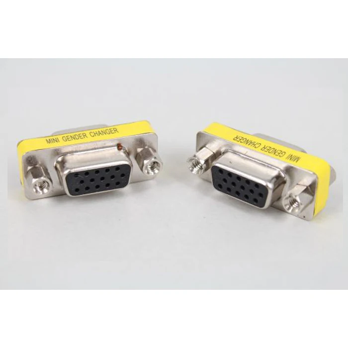 LEORY 1 шт. 15 Pin HD DB15 VGA/SVGA адаптер для смены пола мини VGA женский головной конвертер