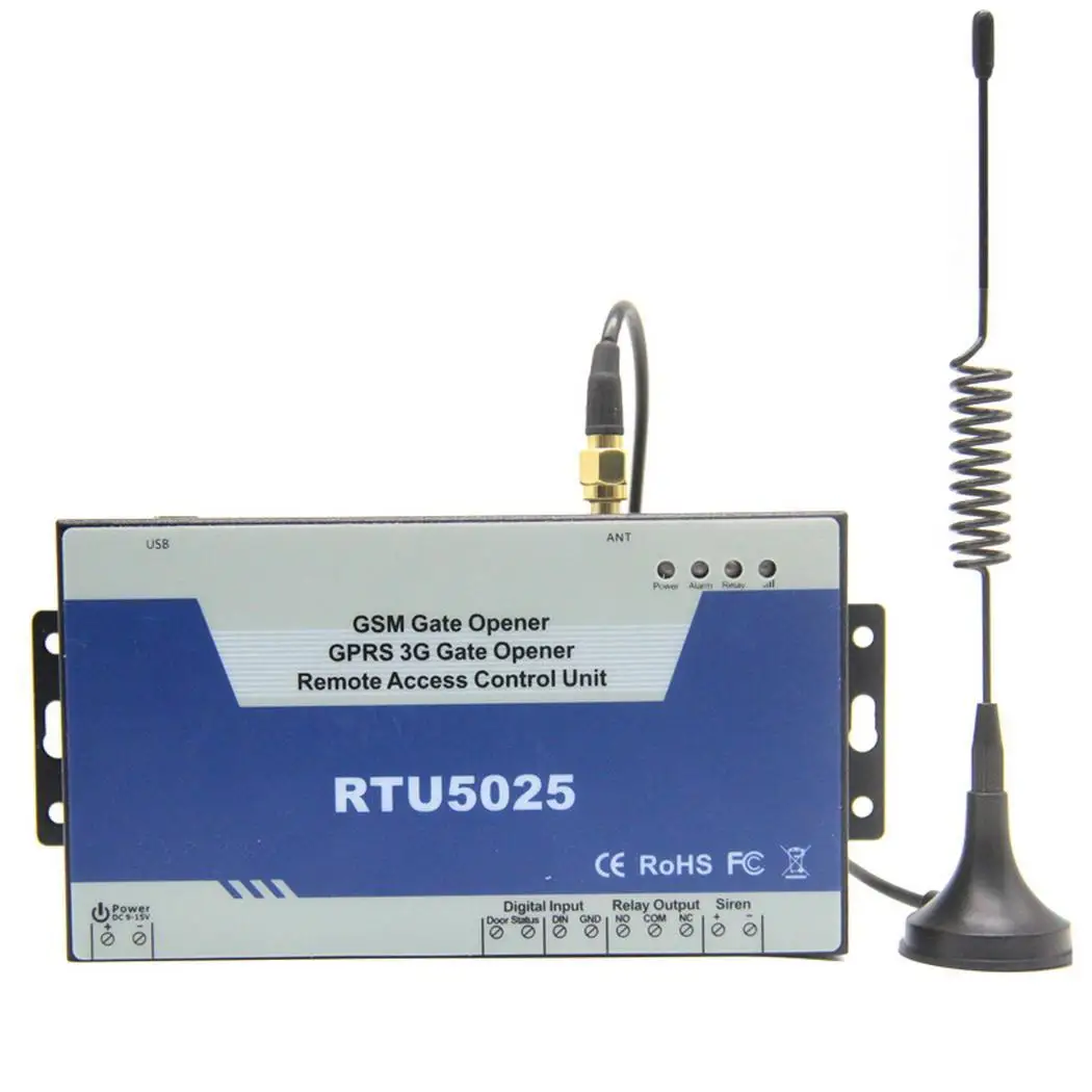 

Remote Access Control Wireless Door Opener Gate, Door, Garage Locks GSM Swing 12VDC 1 Sliding Gate Opener