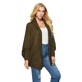 

Batwing Sleeve Knitted Cardigan Sweaters Women Oversized Long Sweater Jumper Autumn Winter Warm Sweater Cardigan