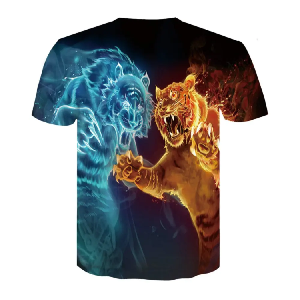 Hot Brand 3d T-shirt Animal Lion Shirt Camiseta 3d T Shirt Men Funny T Shirts Mens Clothing Casual Fitness TeeTop Tiger Tshirt