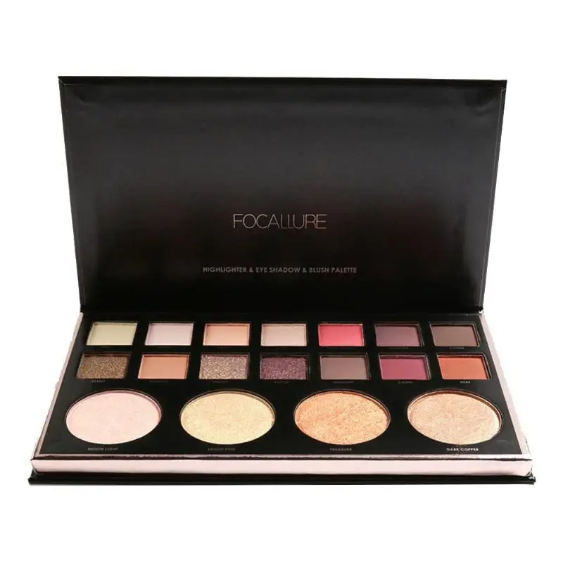 

18 Colors Shining Eyeshadow Palette Makeup Glitter Pigment Smoky Eye Shadow Pallete Waterproof Cosmetics Makeup Beauty Tools