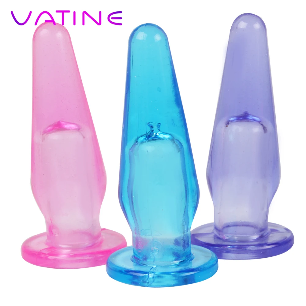 VATINE Sex Toys for Men Woman Prostate Massager Soft Jelly Butt Plug Gay Finger Anal Erotic Prostata Massage | Красота и здоровье