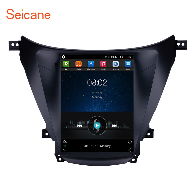 

Seicane 9.7" Android 9.1 2GB RAM Car Radio Bluetooth GPS Multimedia Player Head Unit For 2012 2013 2014 Hyundai Avante Elantra