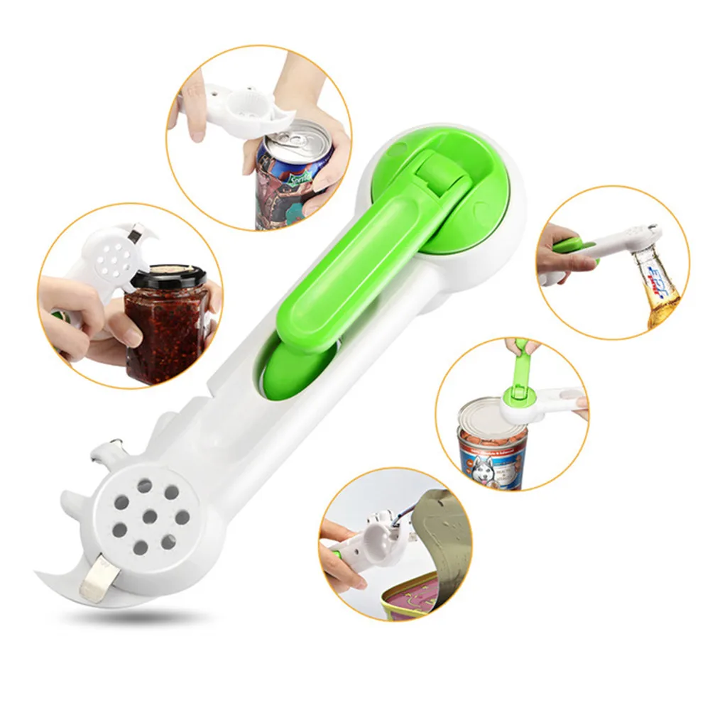 

Multi-Function 7 in 1 ABS Can Easy Opener Practical Bottle Jars Remover High Quality Wine beer Soda Easy unbolt Kitchen Tools #3