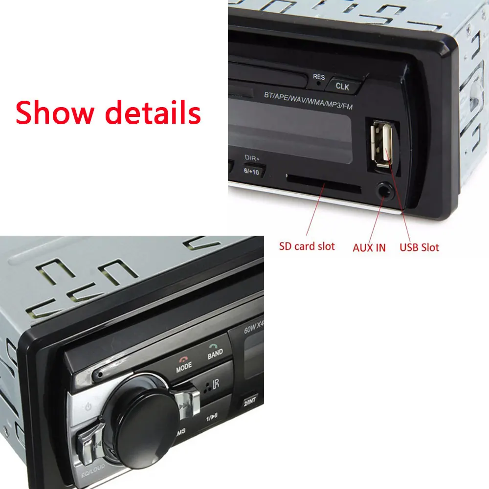 Hikity Bluetooth Autoradio 12V Car Stereo Radio FM Aux-IN Input Receiver SD USB JSD-520 In-dash 1 din Car MP3 Multimedia Player Hikity Bluetooth Autoradio 12V Car Stereo Radio FM Aux-IN Input Receiver SD USB JSD-520 In-dash 1 din Car MP3 Multimedia Player