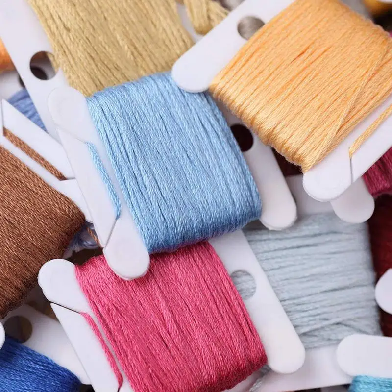 Разные цвета, 50 шт., нить для вышивки крестиком, радужные нитки для вышивки, нитки для шитья для женщин, инструмент для шитья своими руками