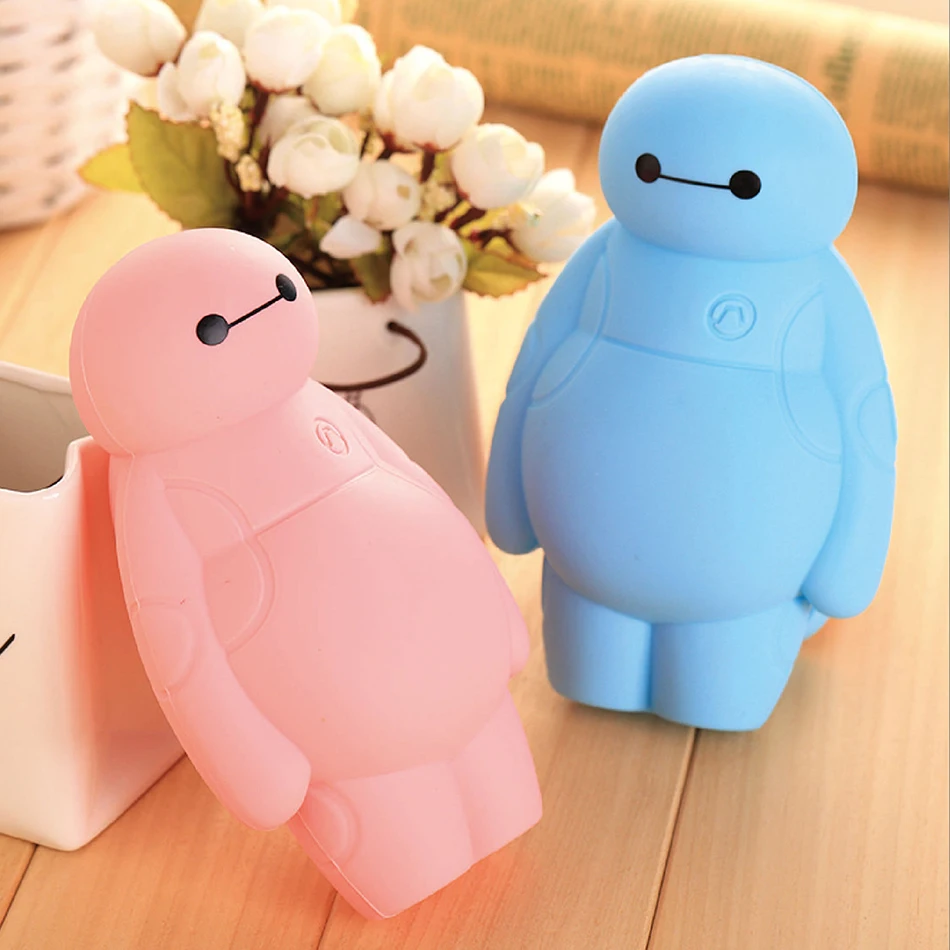 Силиконовые чехлы для карандашей Big Hero 6 Baymax Kawaii многофункциональная Канцелярия