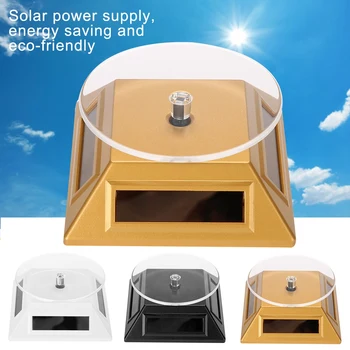 

Solar Showcase 360 Degrees Turntable Rotating Watches Phone Jewelry Organizer Display Stand for Watch Phone Jewelry Show
