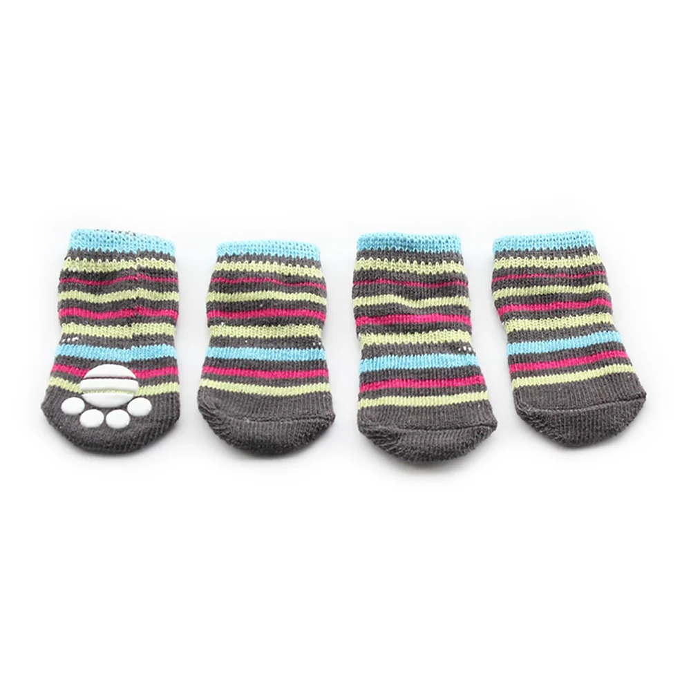

Department Of Shoelaces Pattern Dogs Latex Skid-Proof Socks Pet Dog Sock 6081046 Puppy Supplies