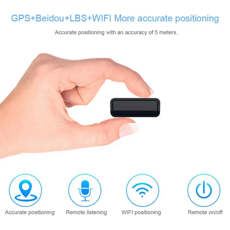  Auto Zubehör Mini GPS Tracker Fahrzeug Anti-Verloren GPS LBS Beidou Positioning Locator