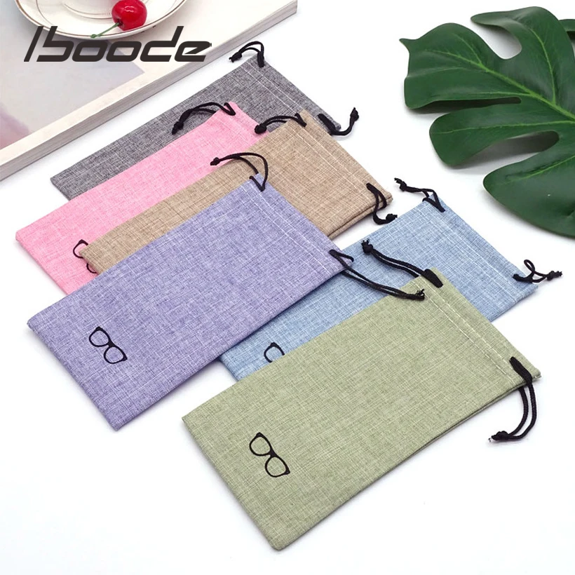 5 x Sun glasses pouch case shades specs bag drawstring wallet phone jewelery