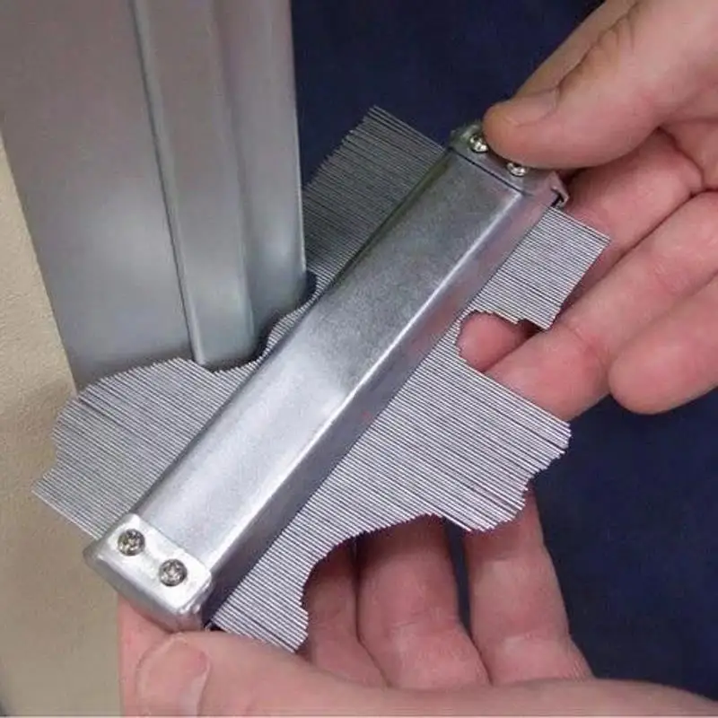 

120mm 150mm Steel Profile Contour Gauge Deep Decorating Template Tiling Steel Metal Tiling Skirting Laminate Profile Wood Shape