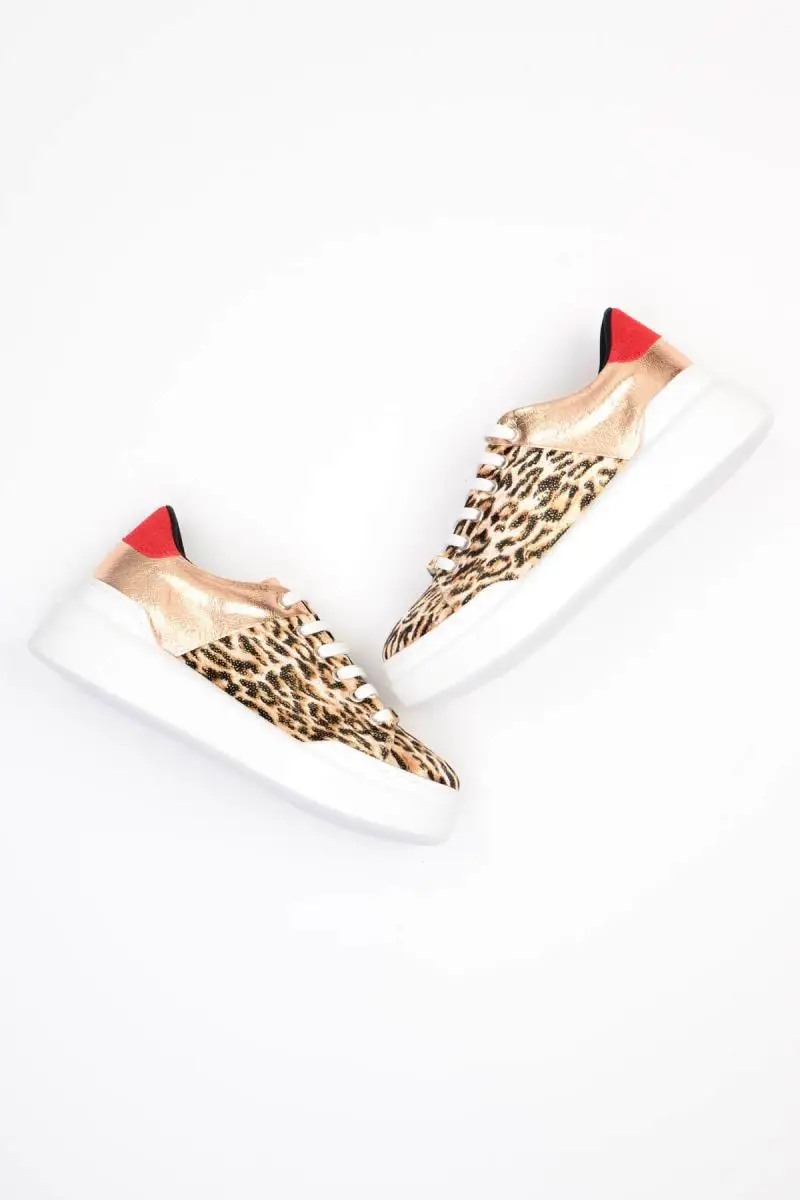 

Bambi Dore Silvery Leopard Women Casual Shoes G0439552872