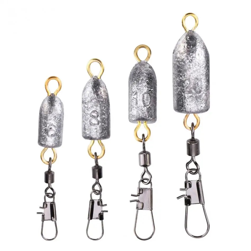 5 шт. рыболовный грузик из свинца 6g/8g/10g/20g пуля Shaped s песка Карп рыболовные грузила