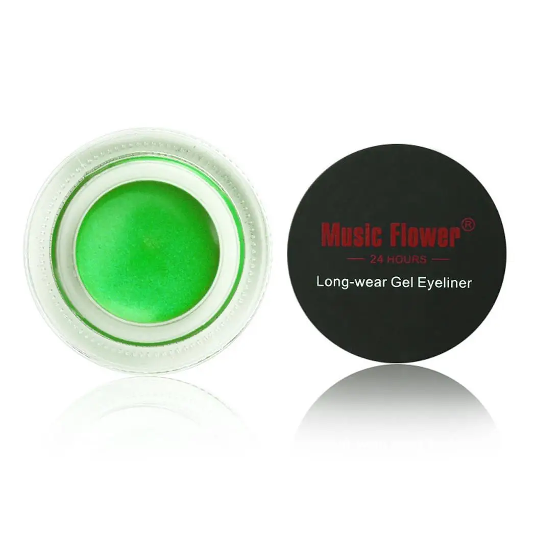 Women Portable Waterproof Lasting Eye Beauty Home Travel Party Casual etc. Eyeliner Cream 3g With Brush |