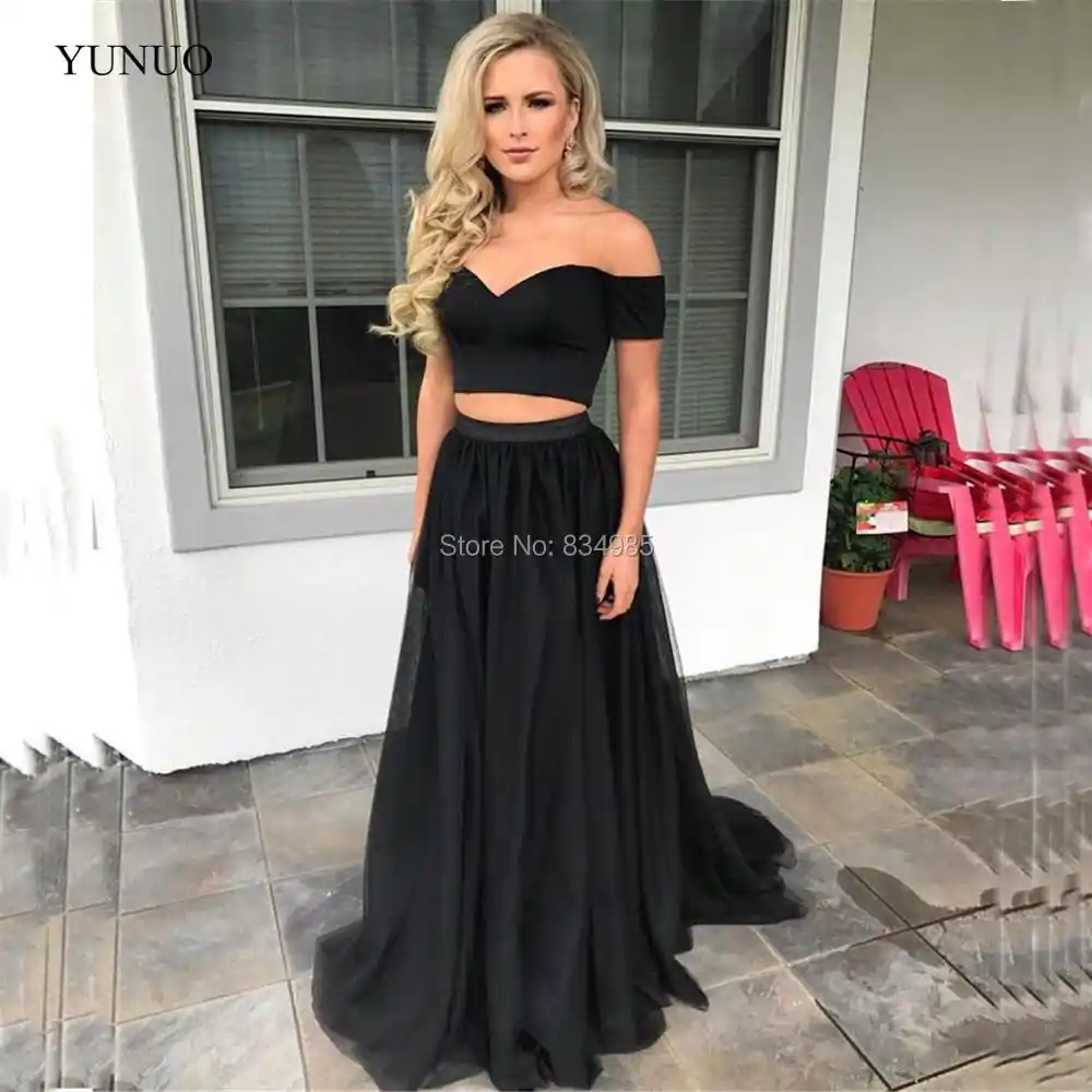 2019 2 piece prom dresses